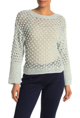 Imbracaminte femei theory lace stitch sweater light blue