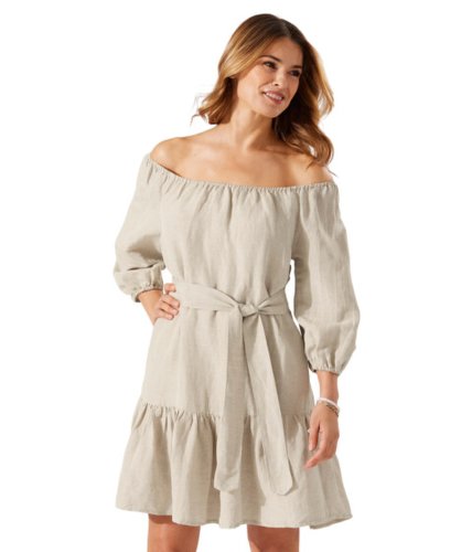 Imbracaminte femei tommy bahama st lucia off-the-shoulder tiered dress twill
