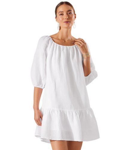 Imbracaminte femei tommy bahama st lucia off-the-shoulder tiered dress white