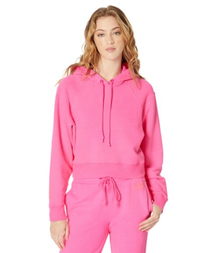 Imbracaminte femei ugg mallory cropped hoodie neon pink