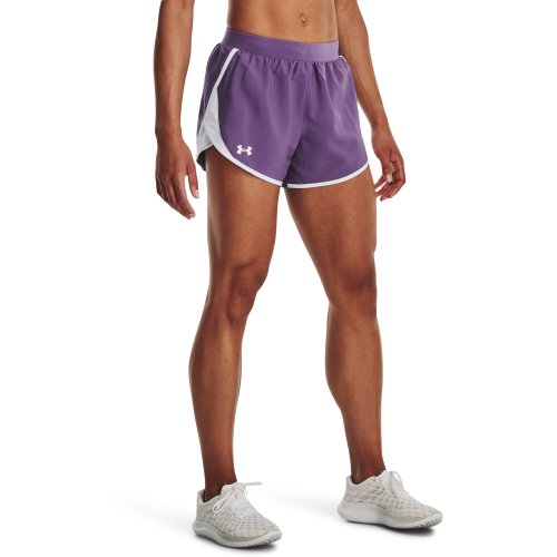 Imbracaminte femei under armour fly by 20 shorts retro purplereflective
