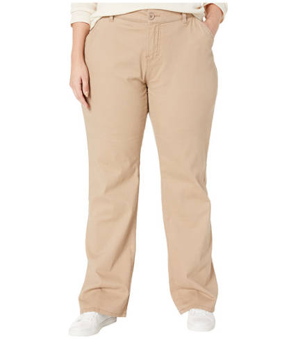 Imbracaminte femei unionbay plus size heather uniform pants suntan