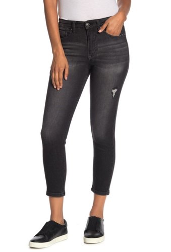 Imbracaminte femei unionbay zadie hr cropped skinny jeans black