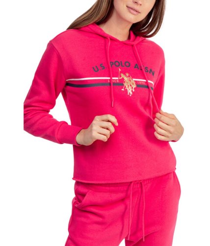 Imbracaminte femei us polo assn uspa graphic logo pullover hoodie virtual pink