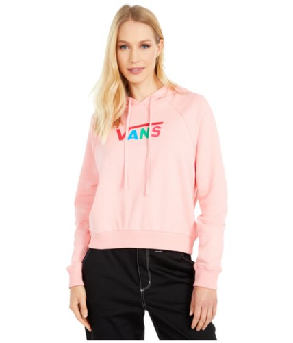 Imbracaminte femei vans flying v boxy hoodie pink icing