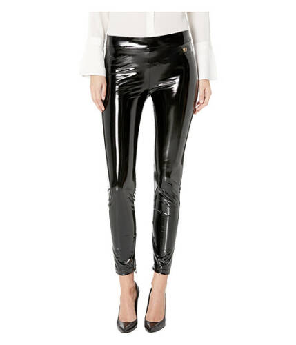 Imbracaminte femei versace jeans couture coated skinny pants ed5hsa162 nero