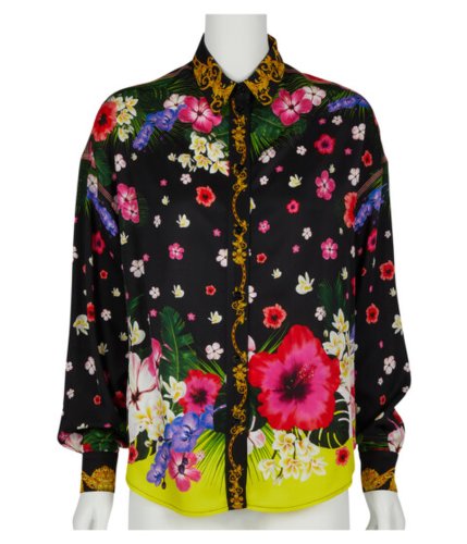 Imbracaminte femei versace jeans couture floral print woven shirt floral multi