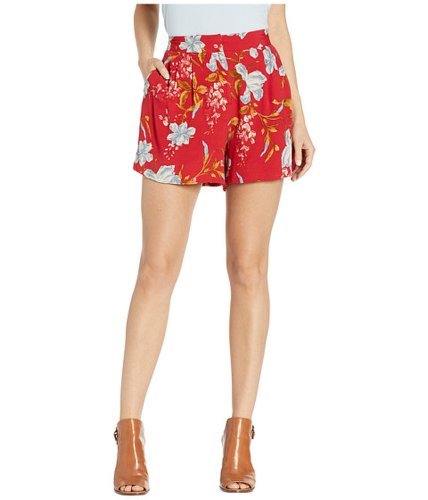 Imbracaminte femei Vince Camuto graceful wildflower shorts coral sunset