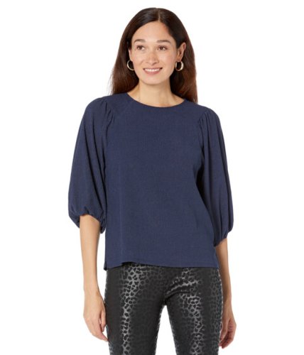 Imbracaminte femei vince camuto puff sleeve knit top arsting navy