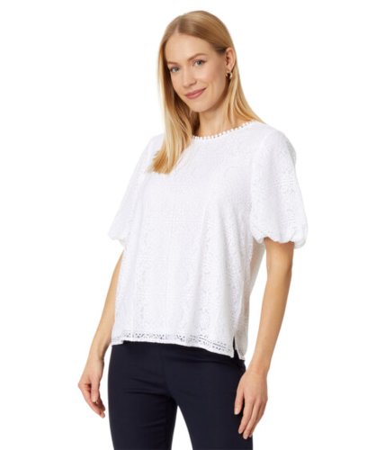 Imbracaminte femei vince camuto short sleeve blouse ultra white