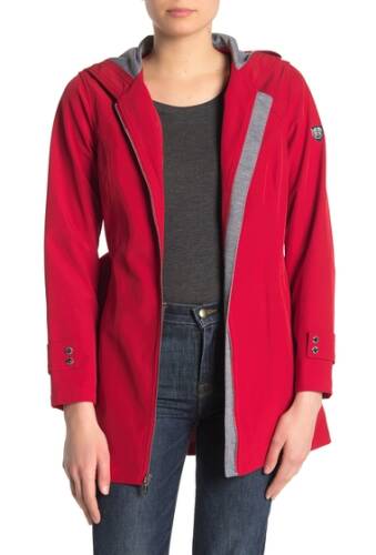 Imbracaminte femei vince camuto soft shell trench coat scarlet