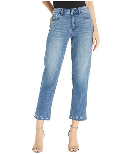 Imbracaminte femei vince camuto studded high-rise crop straight leg jeans in spectrum blue spectrum blue