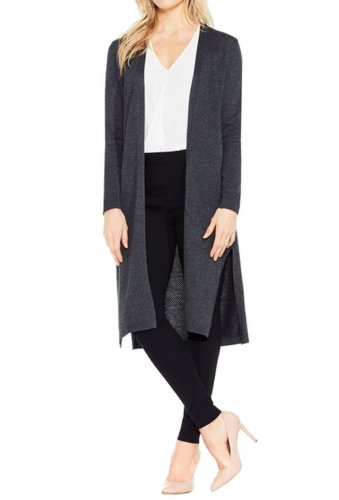 Imbracaminte femei vince camuto textured long cardigan med hthrgrey