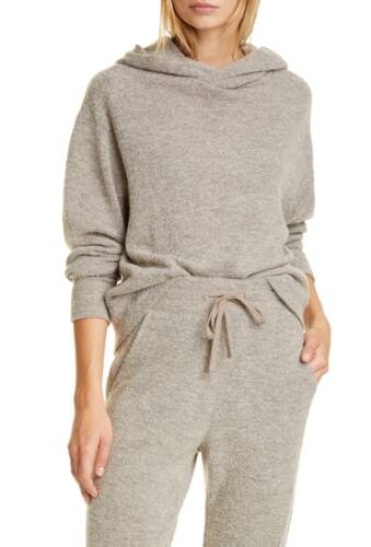 Imbracaminte femei vince textured hooded sweater h moonstone