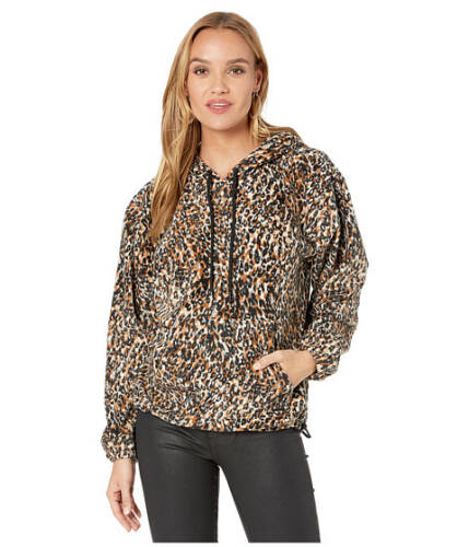 Imbracaminte femei volcom straight zippin\' hoodie leopard