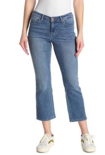 Imbracaminte femei william rast mid-rise crop boot cut jeans love story