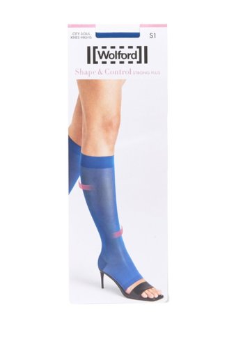 Imbracaminte femei wolford city soul knee-high tights electric blue