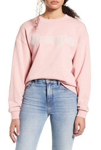 Imbracaminte femei wrangler logo sweatshirt pink