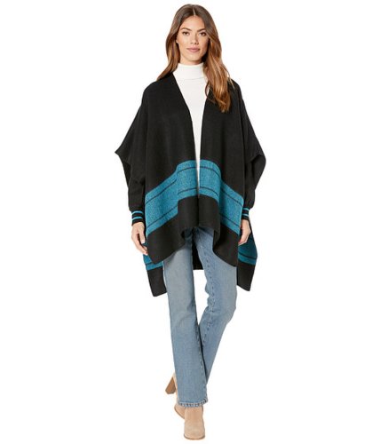Imbracaminte femei wrangler southwestern print blanket cape black