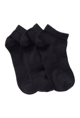 Imbracaminte femei z by zella nylon sport liner socks - pack of 3 z black