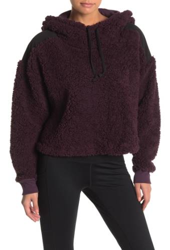 Imbracaminte femei z by zella sheila fleece hooded pullover purple plum