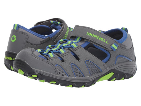 Incaltaminte baieti merrell hydro h2o hiker sandals (big kid) greylimecobalt