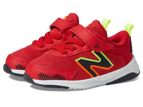 Incaltaminte baieti new balance kids 545 bungee lace with hook-and-loop top strap (infanttoddler) team redblack