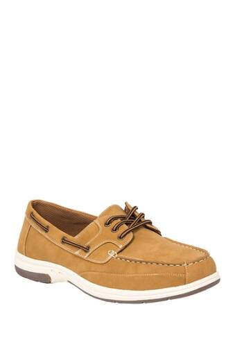 Incaltaminte barbati deer stags mitch slip-on boat shoe - wide width available light tan