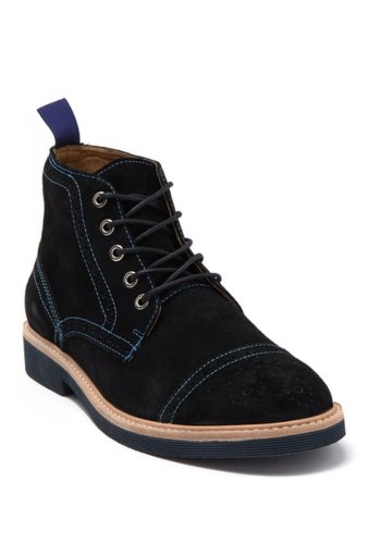Incaltaminte barbati donald pliner grant colorblock leather chukka boot black
