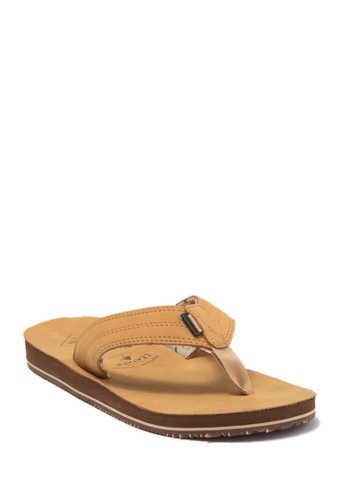 Incaltaminte barbati freewaters open country leather flip flop tan