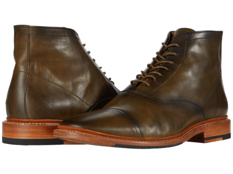 Incaltaminte barbati frye paul lace-up olive antique pull up