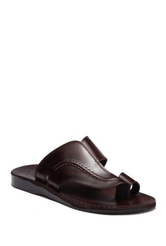 Incaltaminte barbati jerusalem sandals peter leather sandal brown
