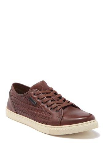 Incaltaminte barbati kenneth cole new york bring about woven leather sneaker cognac
