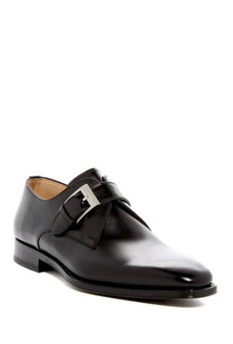 Incaltaminte barbati magnanni tudanca leather buckle loafer - wide width available black