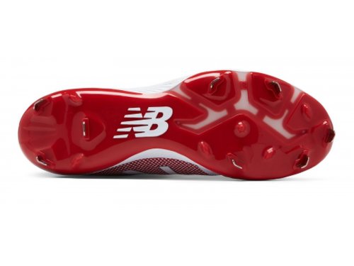 Incaltaminte barbati new balance mid-cut 4040v4 metal baseball cleat red with white