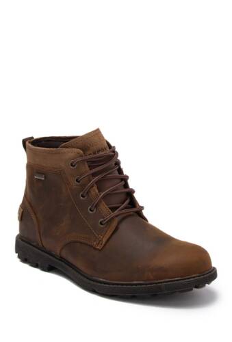 Incaltaminte barbati rockport boston leather rgd buc ii chukka boot - wide width available tan