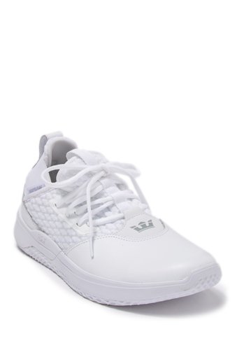 Incaltaminte barbati supra titanium leather sneaker white-white
