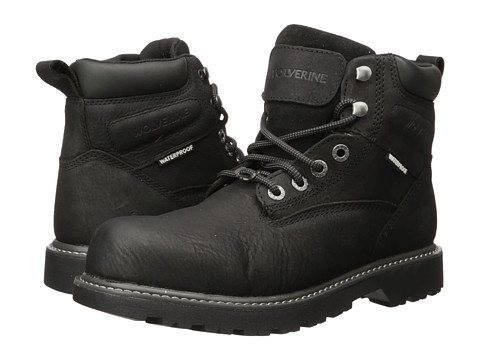 Incaltaminte barbati wolverine floorhand steel toe puncture resistant 6quot boot black
