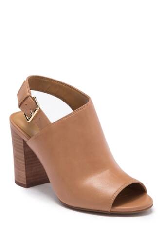 Incaltaminte femei 14th union asher block heel sandal tan faux leather