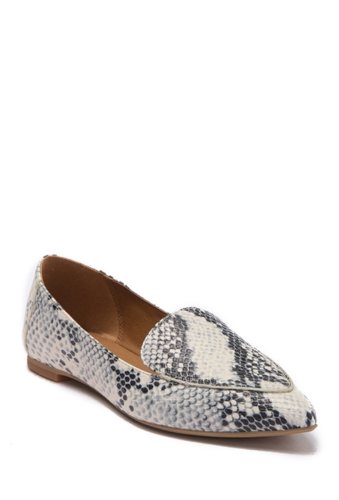 Incaltaminte femei abound kali pointed toe flat - wide width available ivory-grey-snake-faux-lea