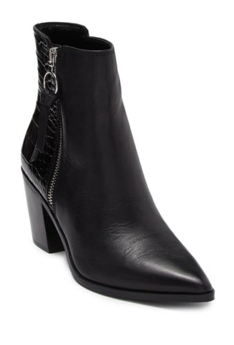 Incaltaminte femei aldo arolia leather ankle boot black multi smooth l
