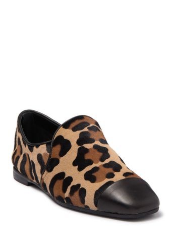 Incaltaminte femei aquatalia rene genuine calf hair loafer leopard