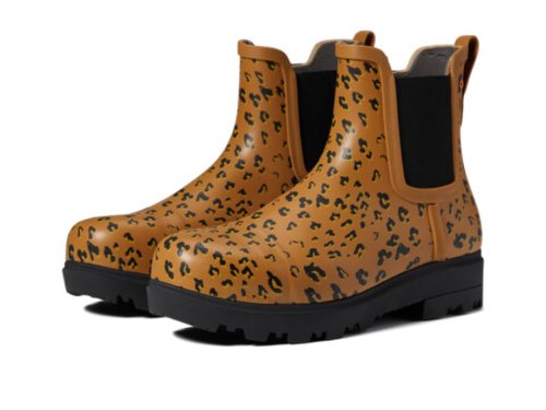 Incaltaminte femei bogs laurel chelsea composite safety toe leopard tan