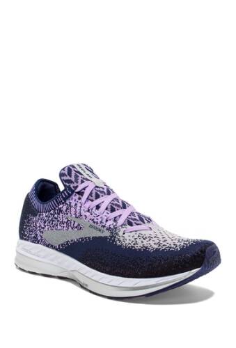 Incaltaminte femei brooks bedlam knit running shoe purplenavygrey