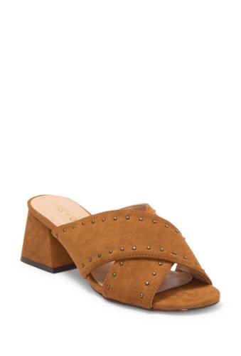 Incaltaminte femei chase chloe butter studded crossover mule tan suede