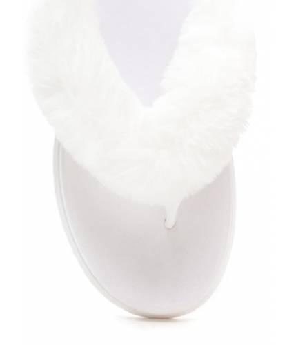 Incaltaminte femei cheapchic once and fur all jelly thong sandals white