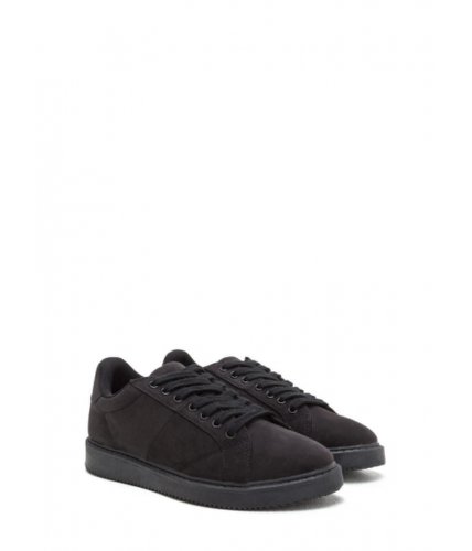 Incaltaminte femei cheapchic style points faux suede sneakers black
