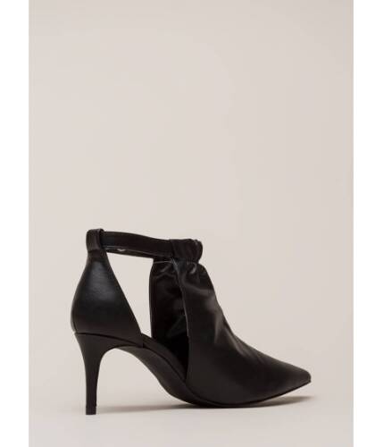 Incaltaminte femei cheapchic world traveler pointy cut-out heels black