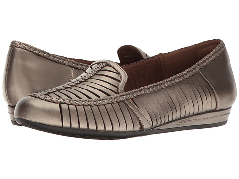 Incaltaminte femei cobb hill cobb hill galway woven loafer pewter leather