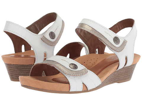 Incaltaminte femei cobb hill cobb hill hollywood two-piece sandal white leather